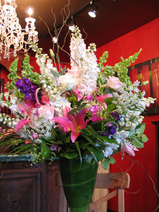 Vancouver Flowers, Celsia Wedding Arrangement