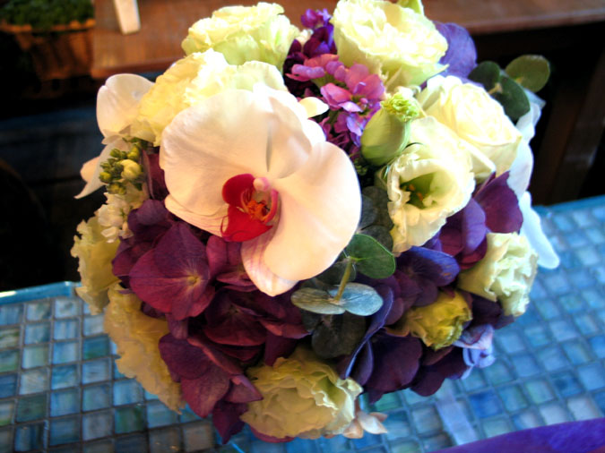 Vancouver Flowers, Celsia Wedding Bouquet