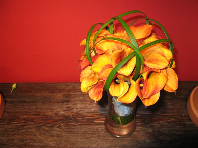 Vancouver Flowers, Celsia Wedding Bouquet