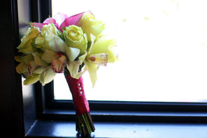 Vancouver Flowers, Celsia Wedding Bouquet