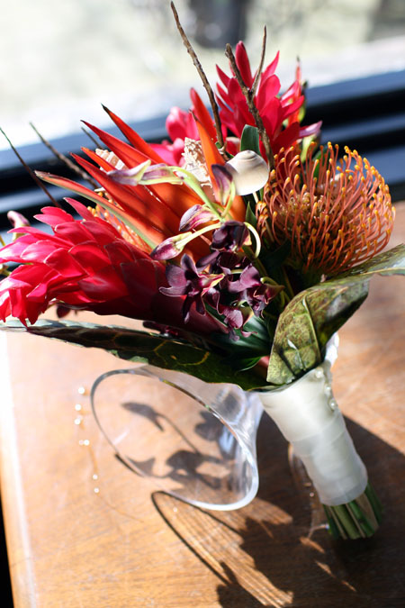 Vancouver Flowers, Celsia Wedding Bouquet