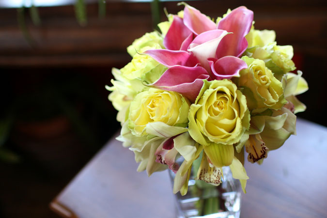Vancouver Flowers, Celsia Wedding Bouquet